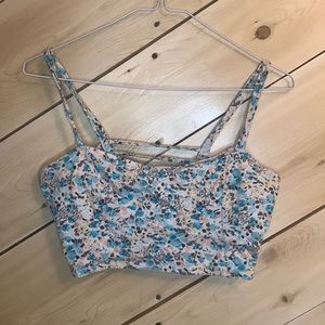 3/25$ Garage Floral Bandeau 2-pack with back cutout